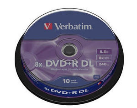 DVD+R Double Layer Verbatim - 10 buc - CLICK AICI PENTRU DETALII