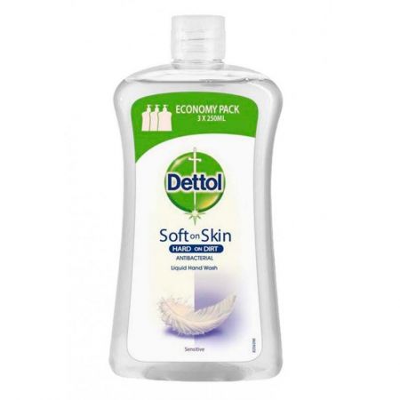 Rezerva Sapun Lichid DETTOL Sensitive, 750 ml - CLICK AICI PENTRU DETALII