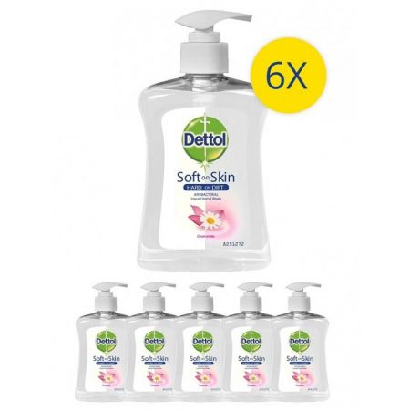 Pachet Sapun Lichid Dettol Nourish Chamomille, 6 x 250 ml - CLICK AICI PENTRU DETALII